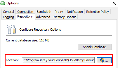 cloudberry backup stopped working